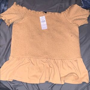 Off the shoulder top